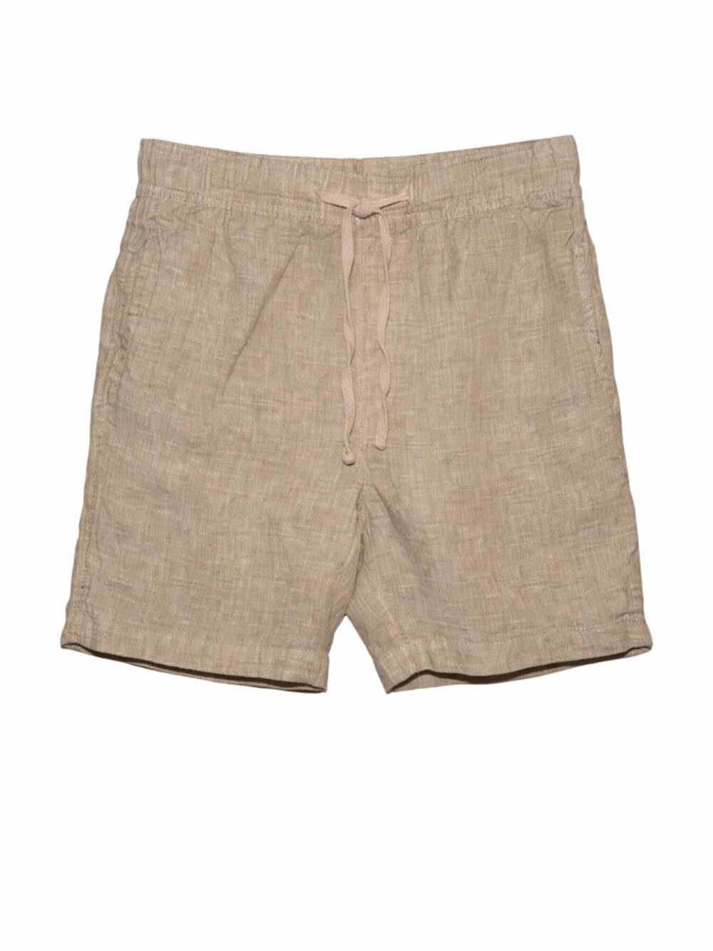 Caribbean Joe Beige Linen Drawstring Shorts|Coastal Relaxed Summer Shorts Size S - Picture 2 of 6